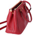 PRADA Saffiano Small Satchel Shoulder Bag Red Leather